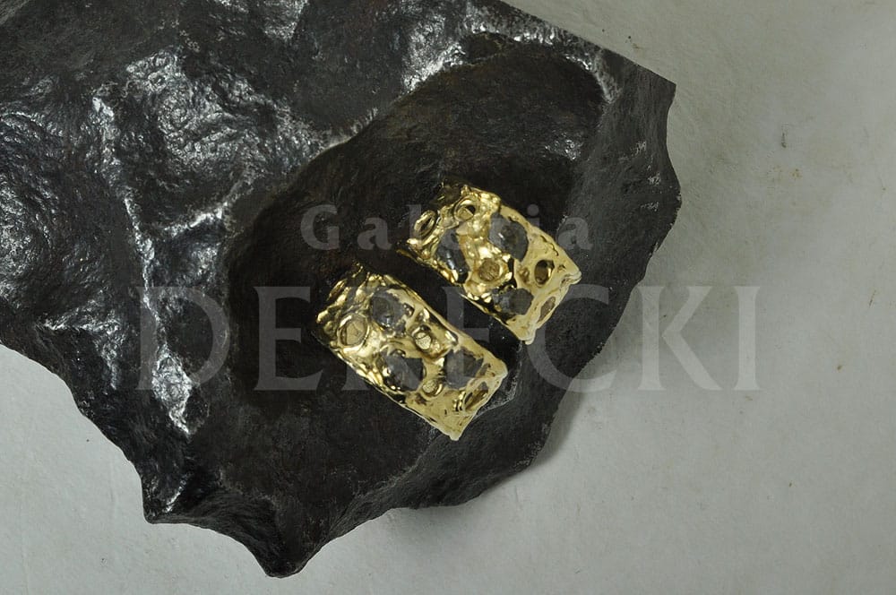 Obrączki z meteorytem tataouine