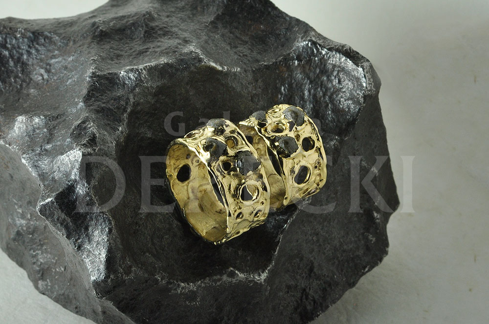 Obrączki z meteorytem tataouine