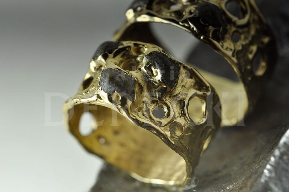 Obrączki z meteorytem tataouine