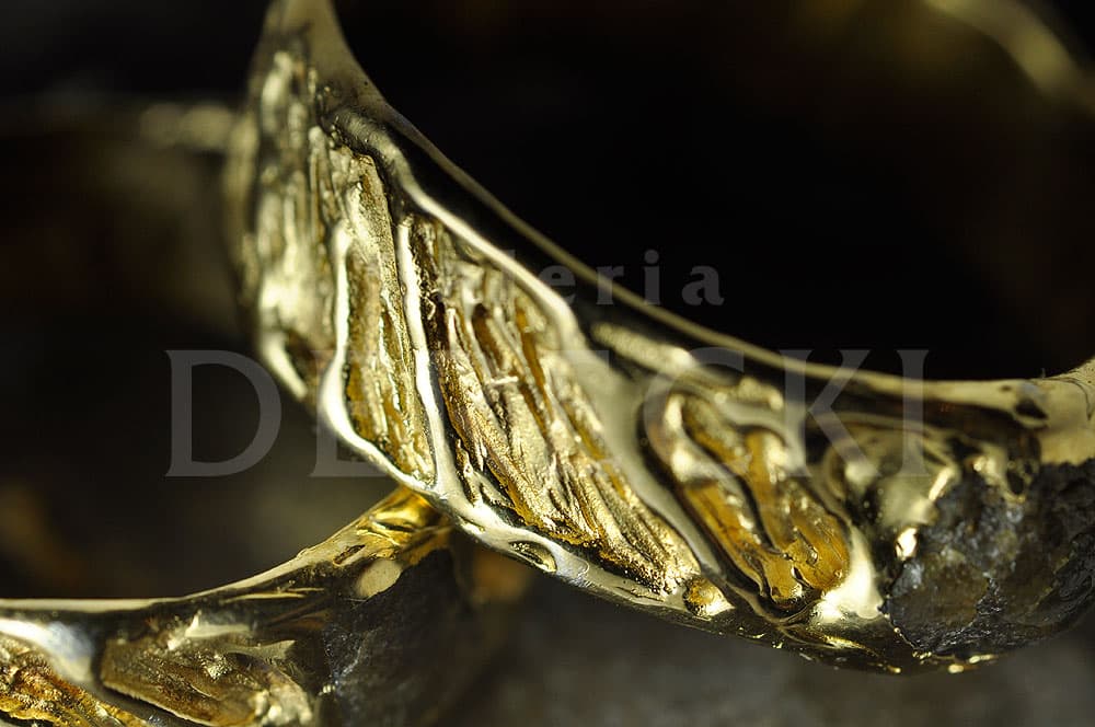 Obrączki z meteorytem tataouine