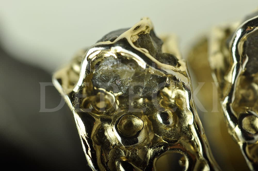 Obrączki z meteorytem tataouine