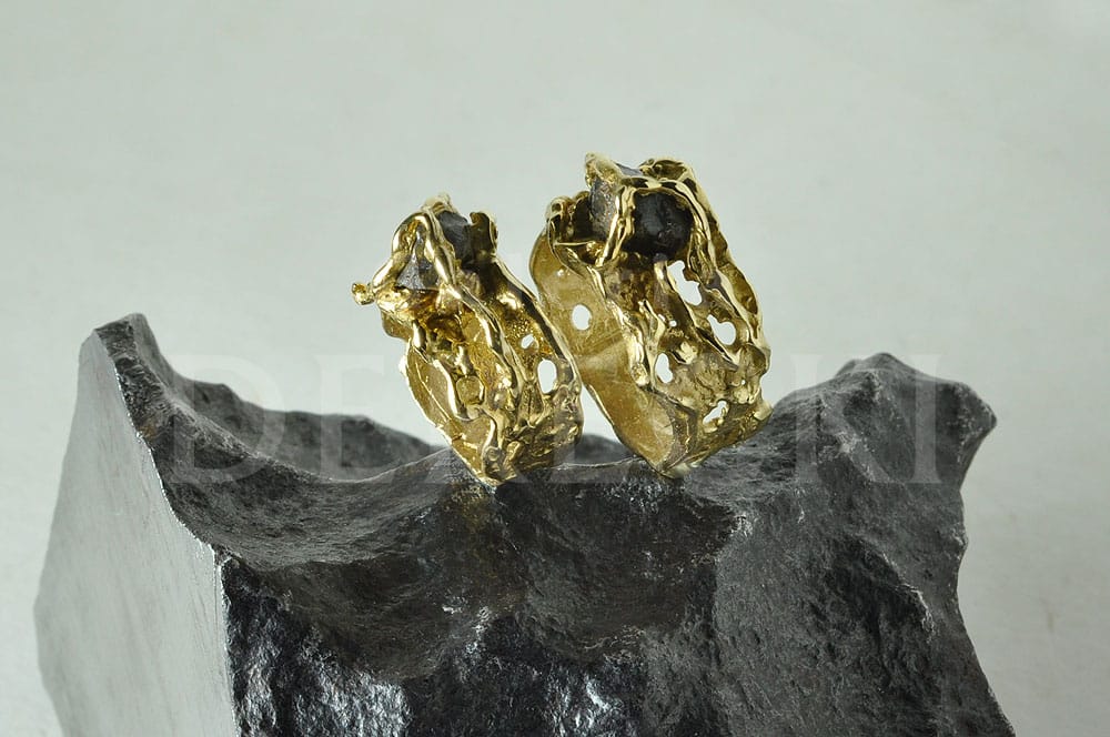 Obrączki z meteorytem tataouine