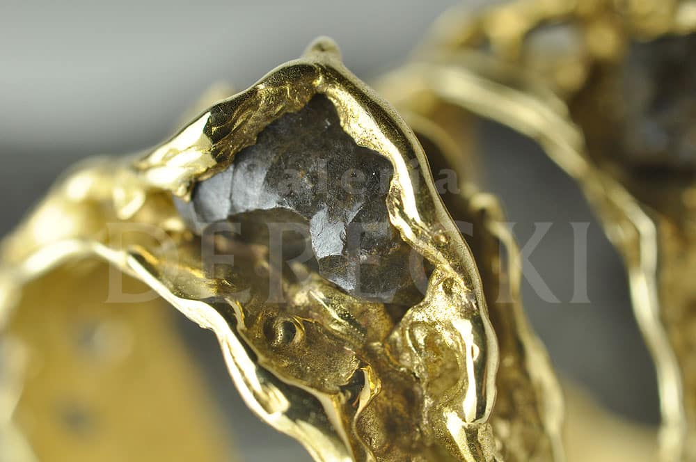 Obrączki z meteorytem tataouine