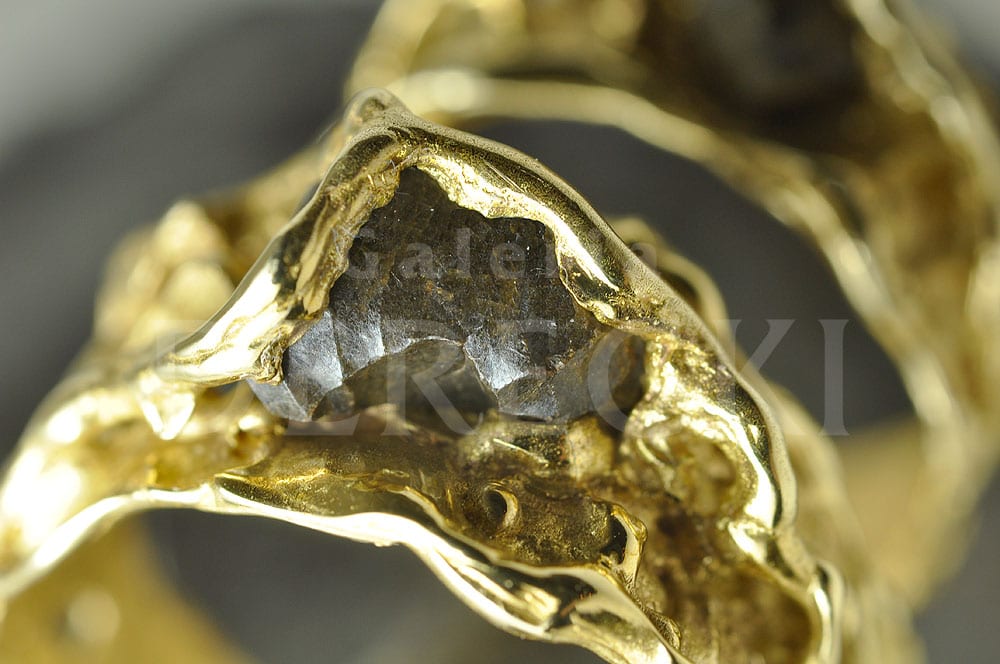 Obrączki z meteorytem tataouine