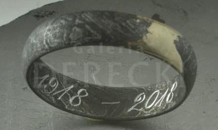 Czarny pierścień ”Rotmistrz”