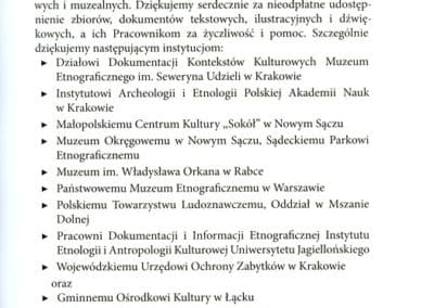 Kultura ludowa Górali Sądeckich od Kamienicy, Łącka i Jazowska