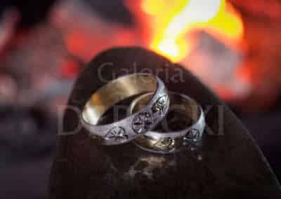 Obrączki w stylu góralskim